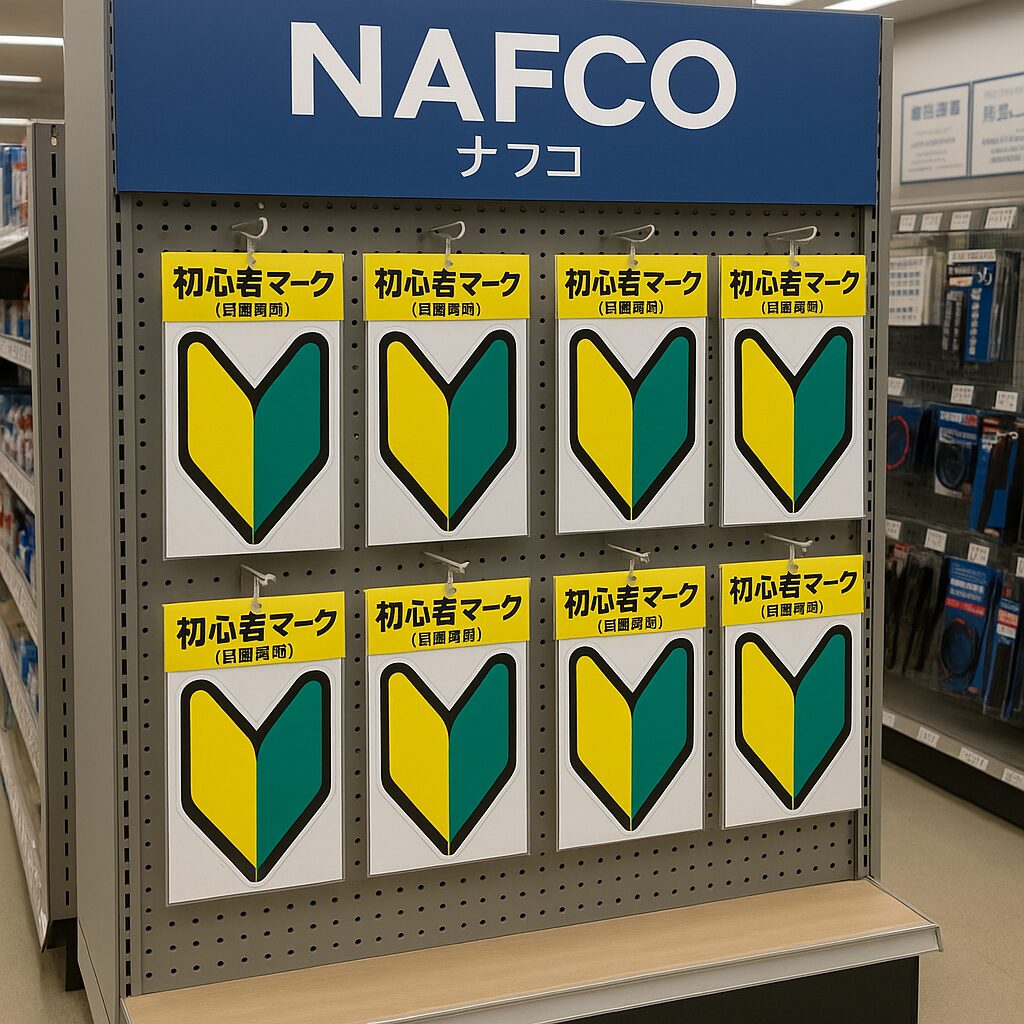 初心者マーク　ナフコ