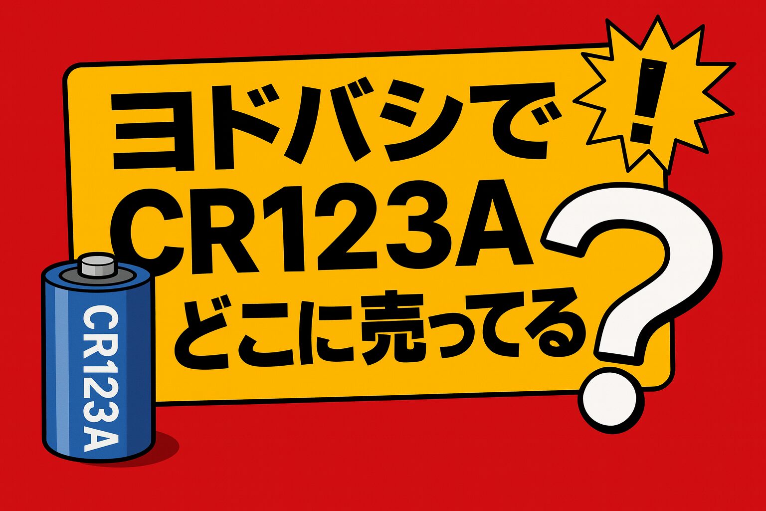 CR123A-ヨドバシ