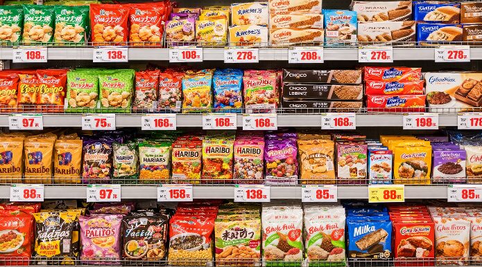 業務スーパー菓子売場