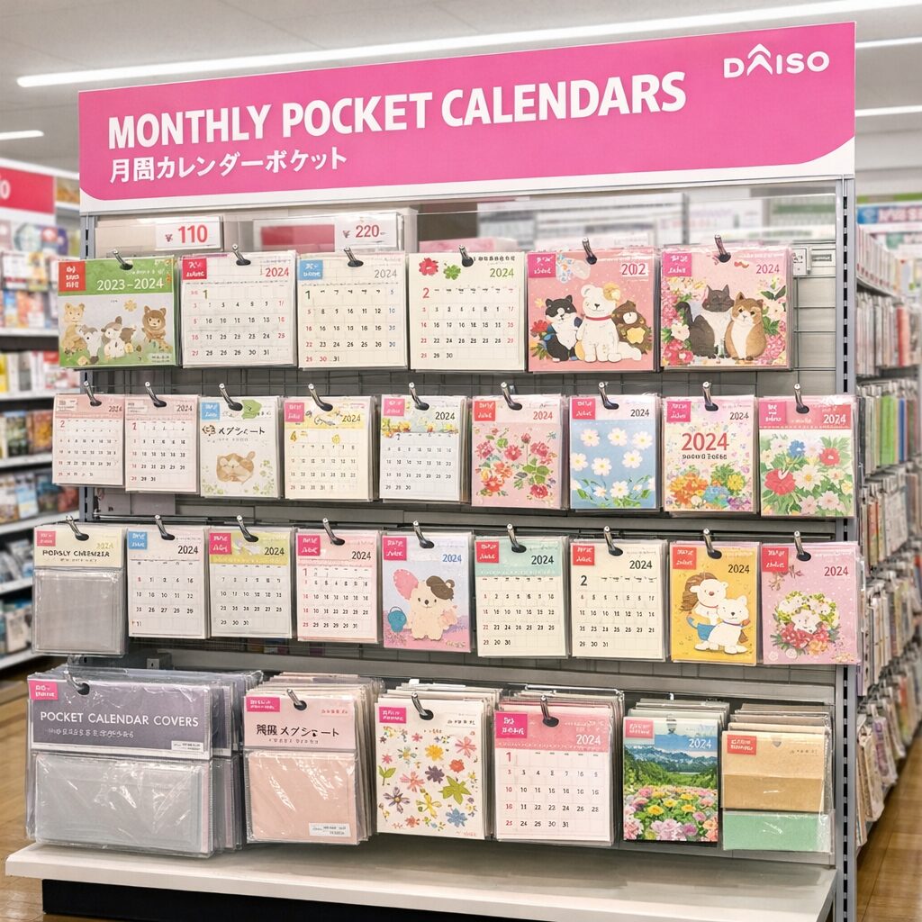 月間カレンダーのディスプレイ