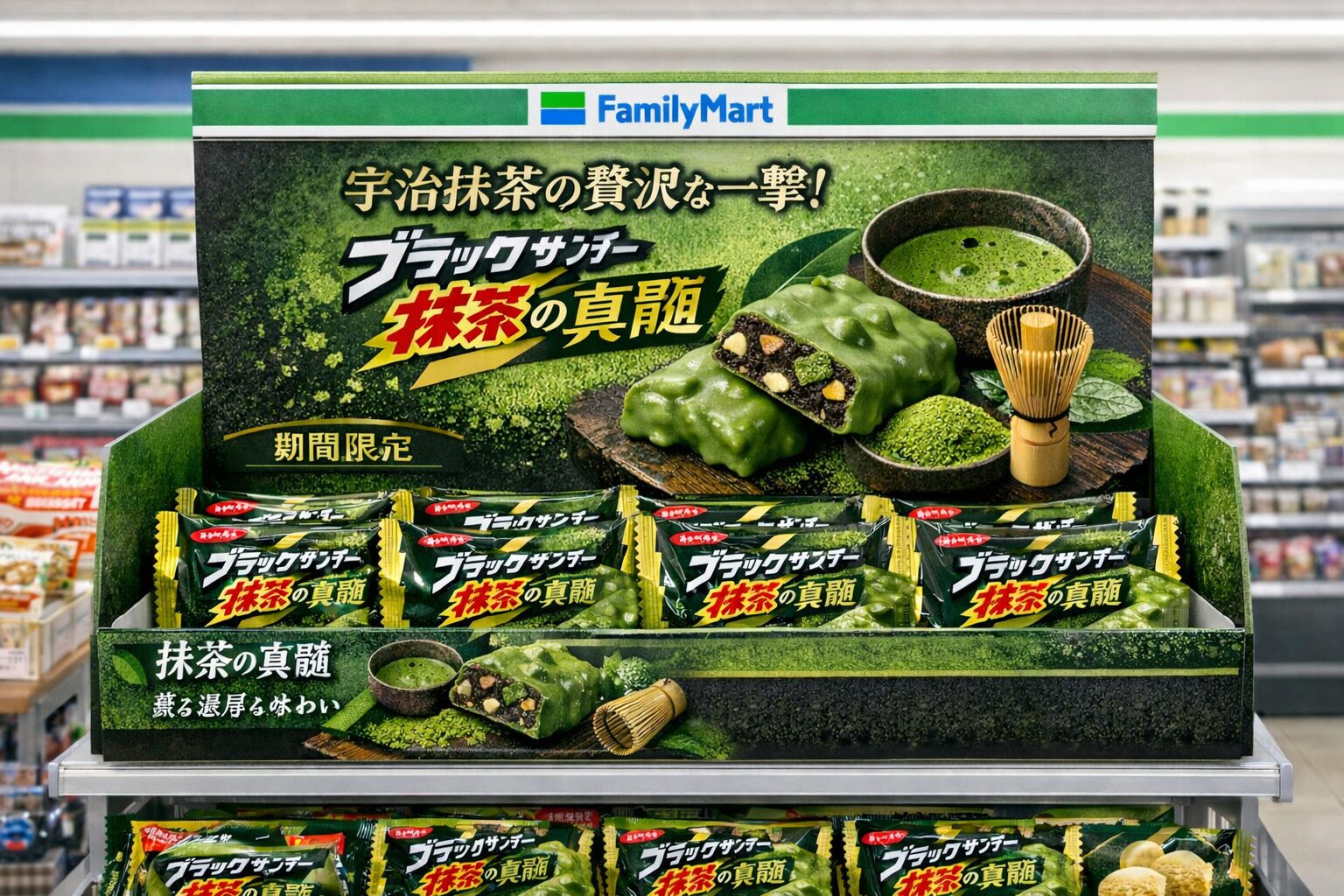 ブラックサンダー　抹茶 