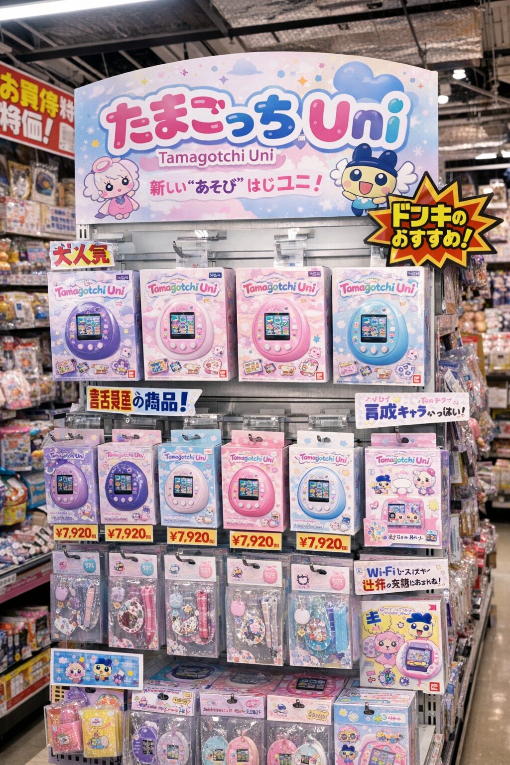 たまごっちユニ　ドンキ　売り場画像