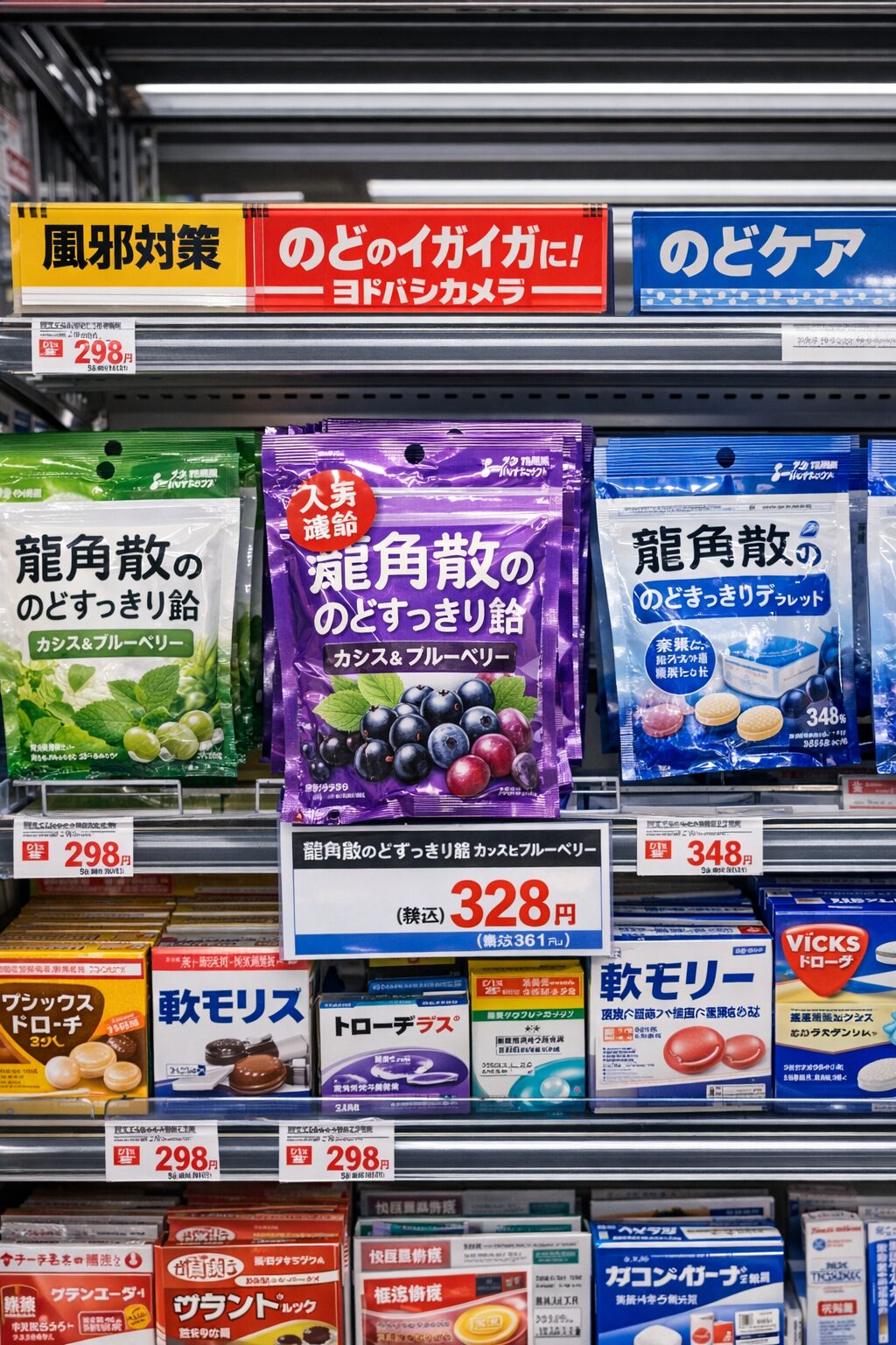 龍角散のど飴売り場イメージ画像