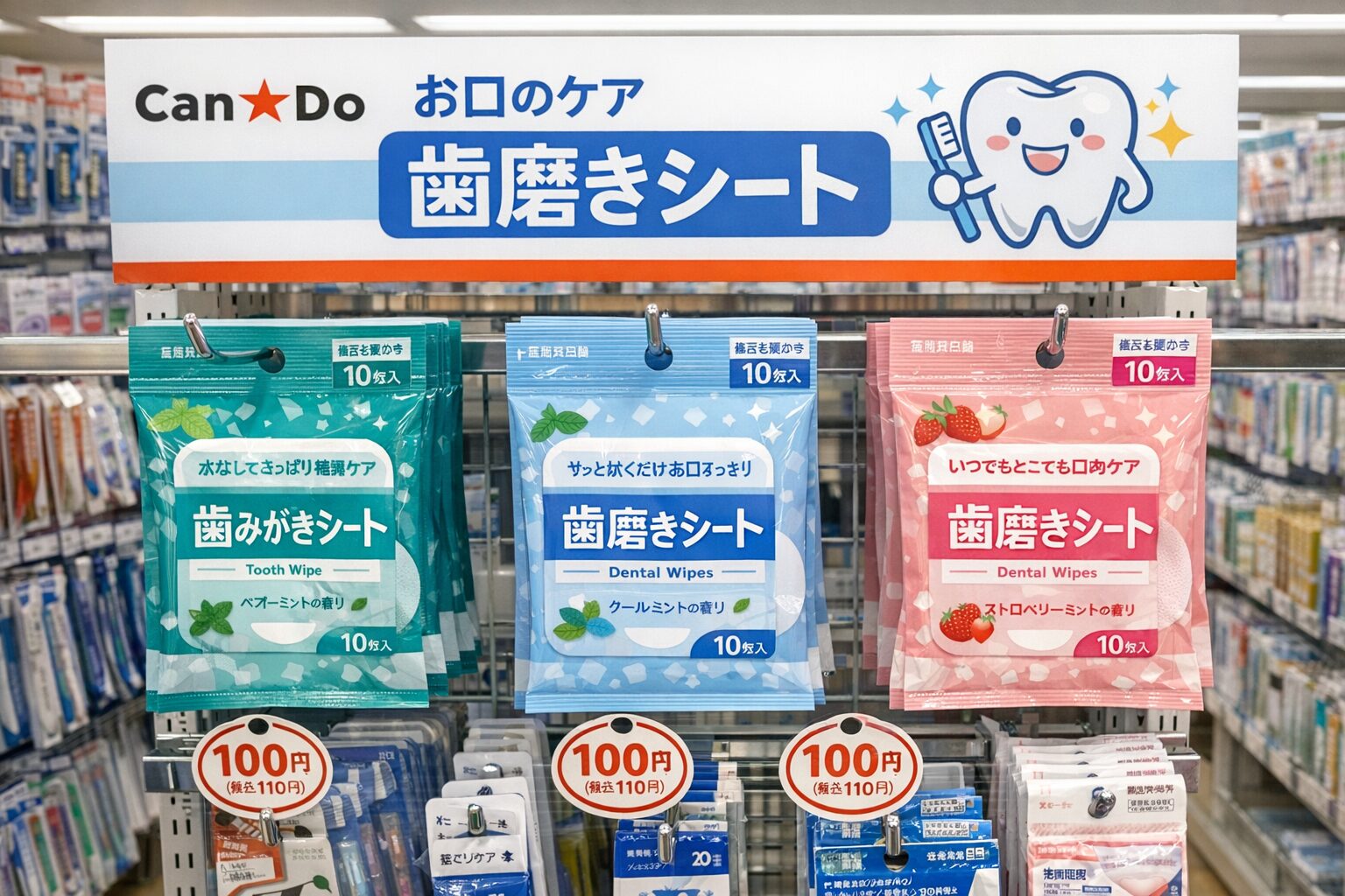 歯みがきシート　キャンドゥ