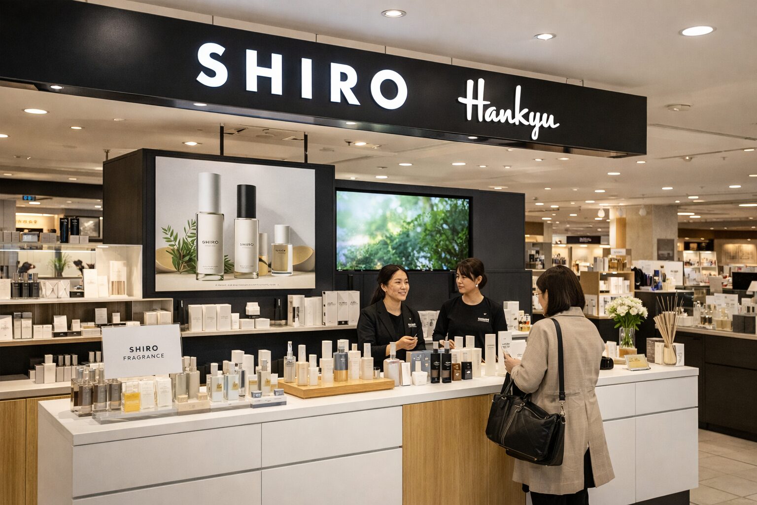 shiro 香水　阪急
