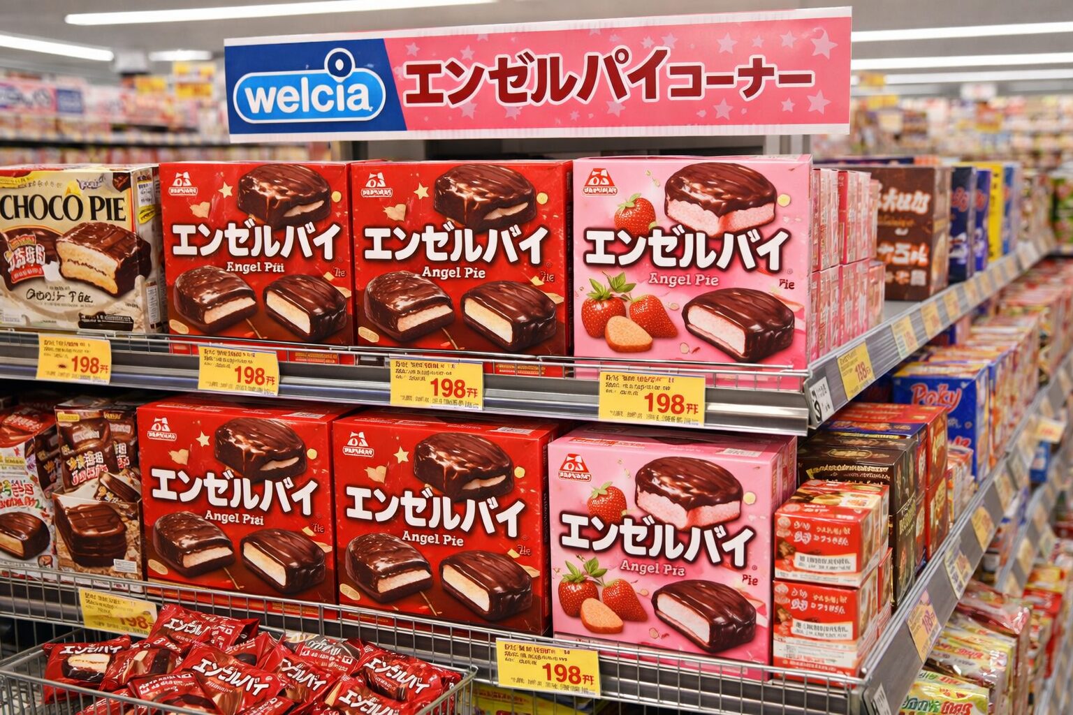 エンゼルパイ　ウェルシア　売り場