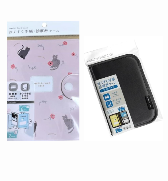 セリア_母子手帳ケース2点