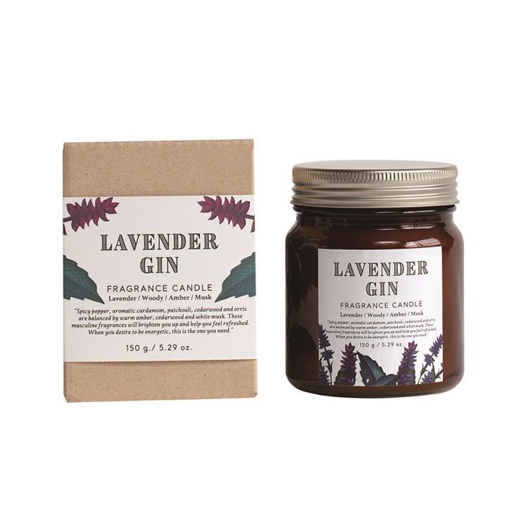 ボタニカルボトルズ キャンドル ラベンダージン