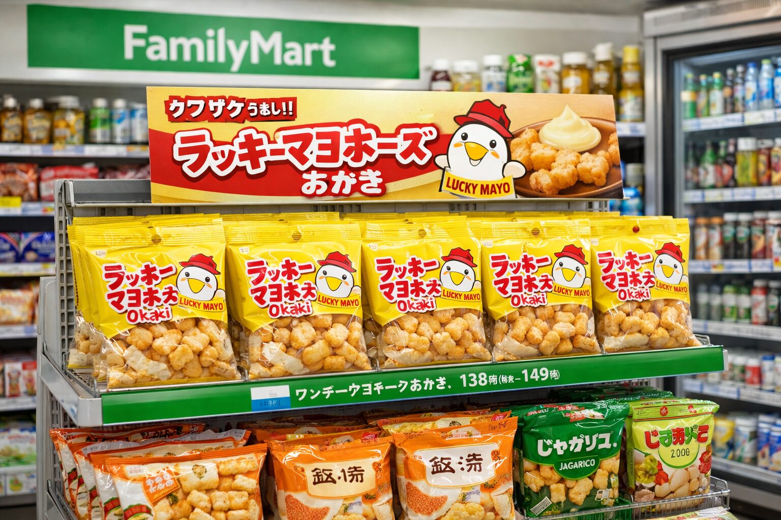 ラッキーマヨネーズおかき　ファミマ