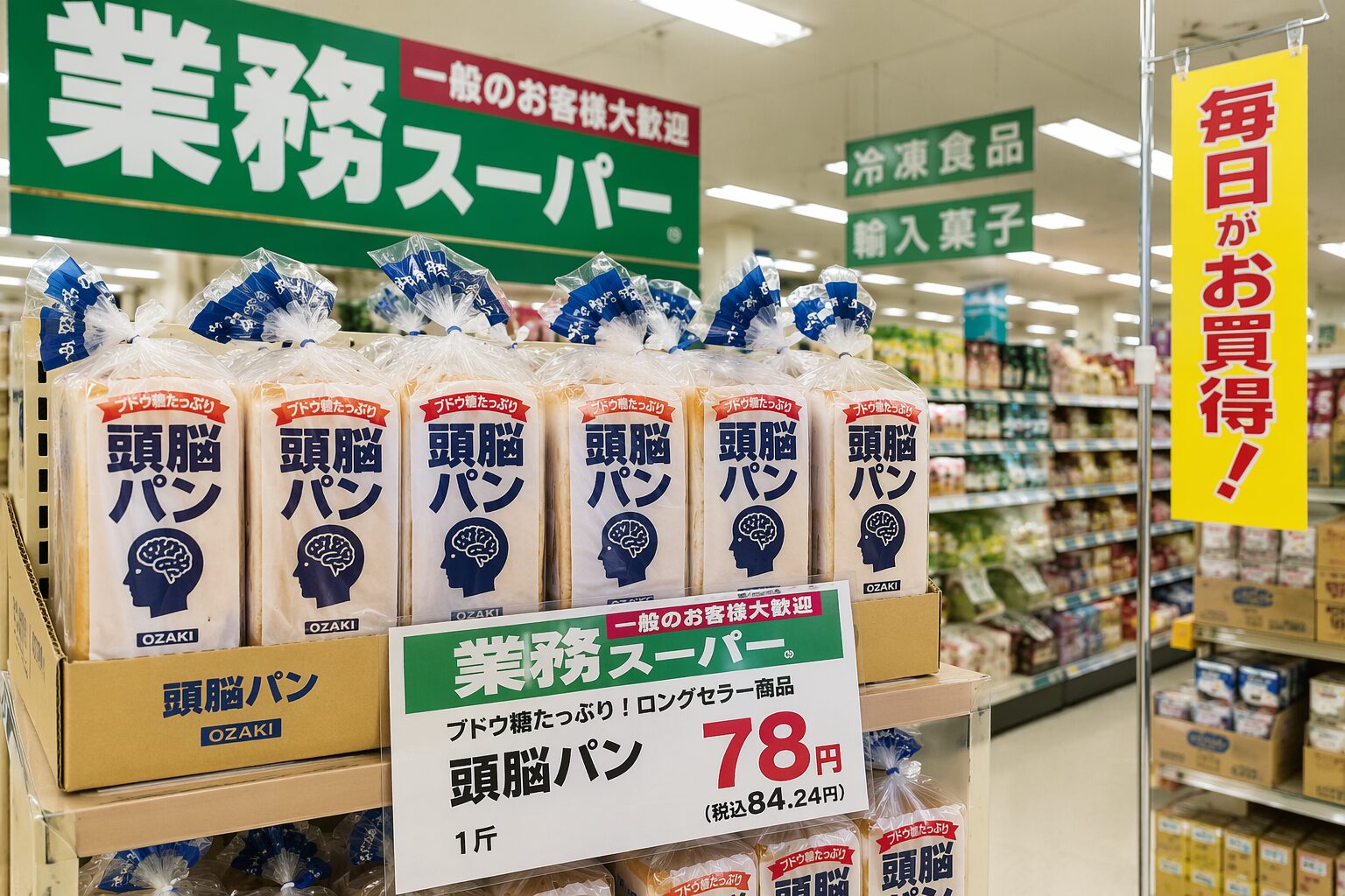 頭脳パン　業務スーパー