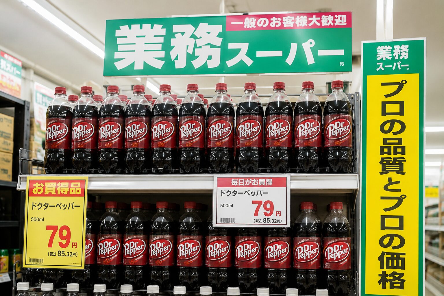 ドクターペッパー　業務スーパー 
